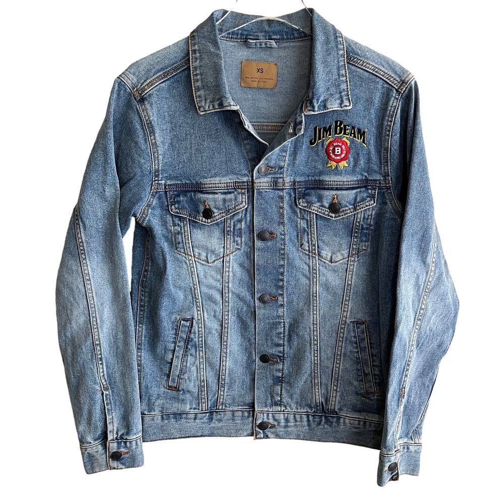 Jim Beam Women's Trucker Jacket Jean Jacket Size XS - Picture 1 of 7